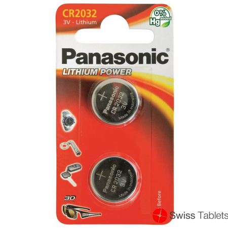 Panasonic Batterien Knopfzelle Cr2032 2 Stück buy online