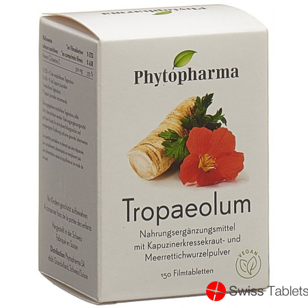 Phytopharma Tropaeolum Filmtabletten Dose 150 Stück buy online