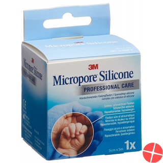 3M Micropore Silicone Adhesive Plaster 5cmx5m