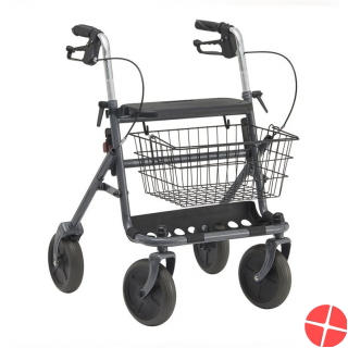 Dietz Rollator Fakto+ 8.3kg Grau 2 Stück