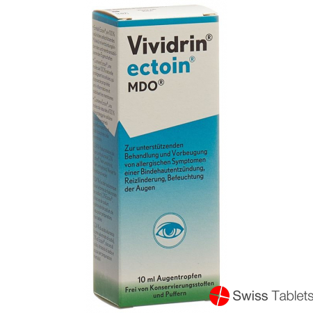 Vividrin Ectoin Mdo Augentropfen Flasche 10ml buy online