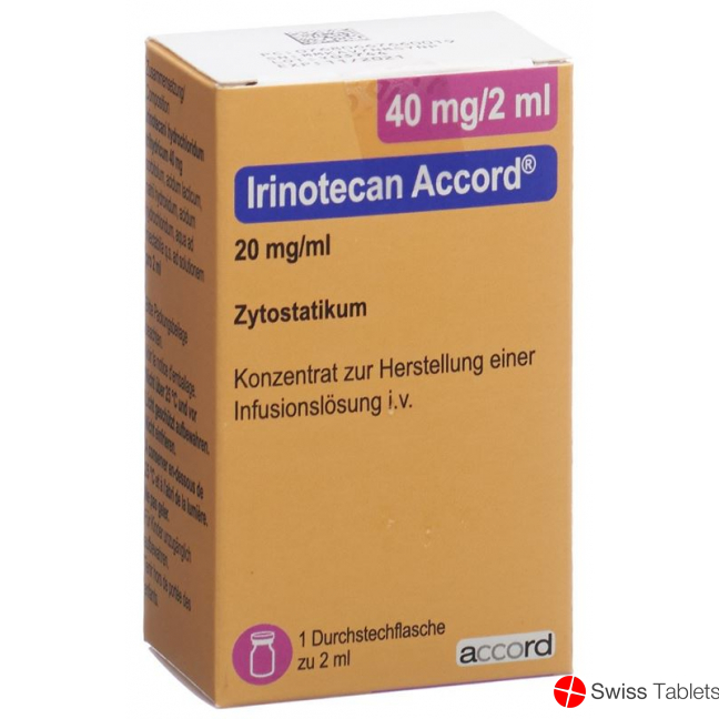 Irinotecan Accord 40mg/2ml Durchstechflasche 2ml buy online
