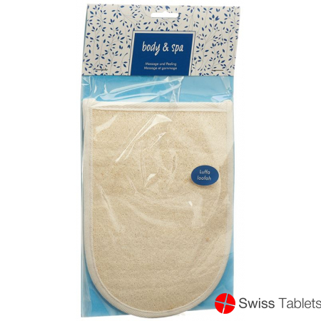 Herba massage glove Loofah and terry buy online