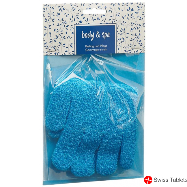 Herba Peeling Gloves Turquoise 1 Pair buy online