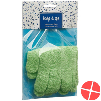 Herba peeling gloves light green 1 pair Herba peeling gloves light green 1 pair