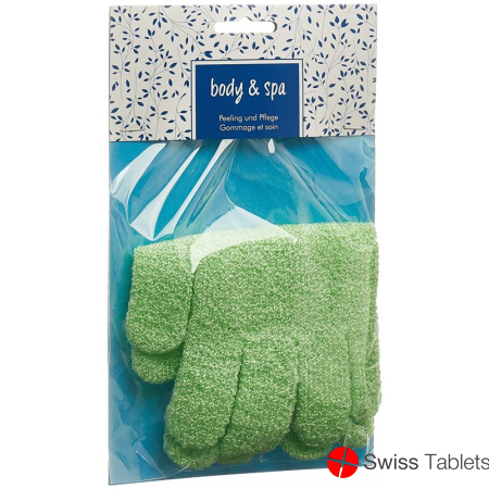 Herba peeling gloves light green 1 pair buy online