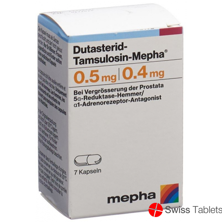 Dutasterid Tamsulosin Mepha Kapseln 0.5/0.4mg 7 Stück buy online