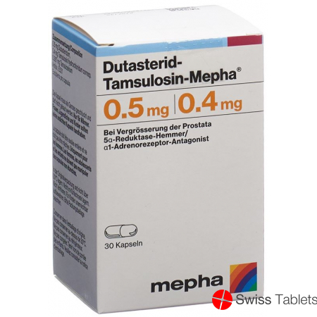 Dutasterid Tamsulosin Mepha Kapseln 0.5/0.4mg 30 Stück buy online Dutasterid Tamsulosin Mepha Kapseln 0.5/0.4mg 30 Stück buy online