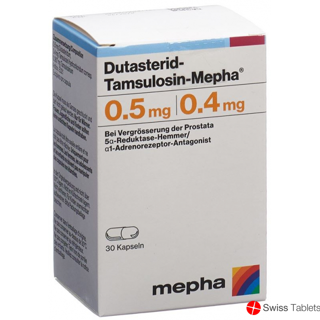 Dutasterid Tamsulosin Mepha Kapseln 0.5/0.4mg 30 Stück buy online Dutasterid Tamsulosin Mepha Kapseln 0.5/0.4mg 30 Stück buy online