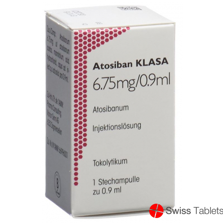 Atosiban Klasa Injektionslösung 6.75mg/0.9ml Vial 0.9ml buy online