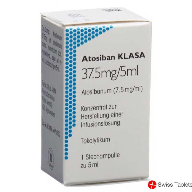 Atosiban Klasa Infusionskonzentrat 37.5mg/5ml Vial 5ml buy online