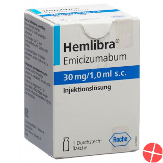 Hemlibra Injektionslösung 30mg/ml S.c. Durchstechflasche