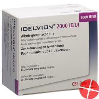 Idelvion Trockensubstanz 2000 Ie C Solv + Set Durchstechflasche Idelvion Trockensubstanz 2000 Ie C Solv + Set Durchstechflasche