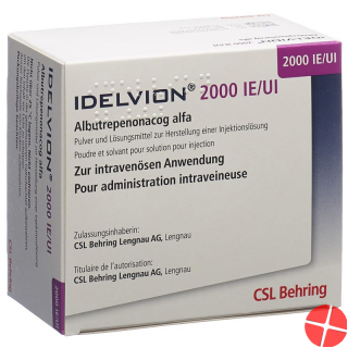 Idelvion Trockensubstanz 2000 Ie C Solv + Set Durchstechflasche