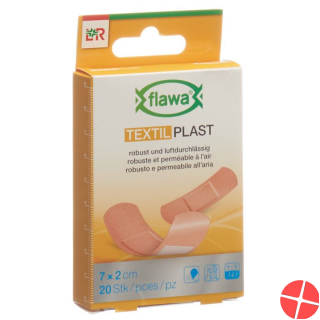 Flawa Textil Plast Quick bandage 2x7cm 20 pieces