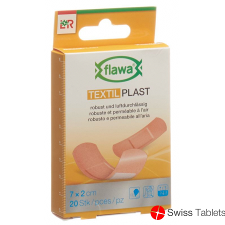 Flawa Textil Plast Quick bandage 2x7cm 20 pieces buy online