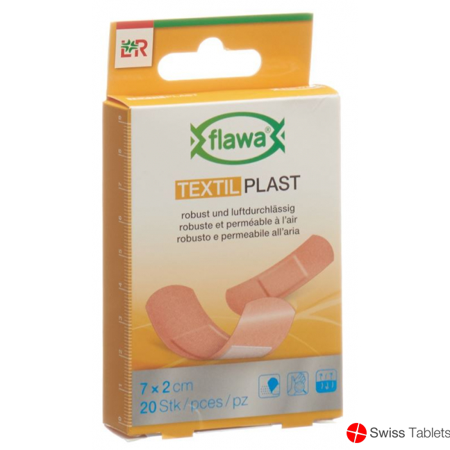 Flawa Textil Plast Quick bandage 2x7cm 20 pieces buy online