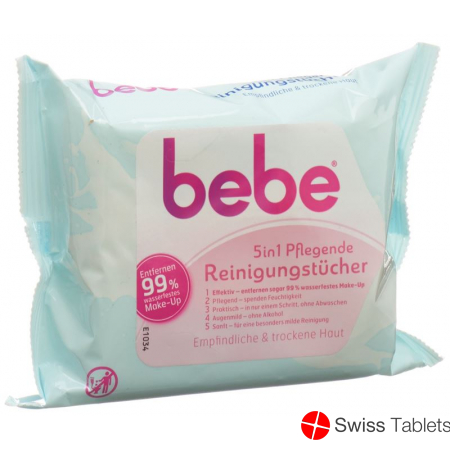 Bebe 5in1 Pflegende Reinigungstücher 25 Stück buy online
