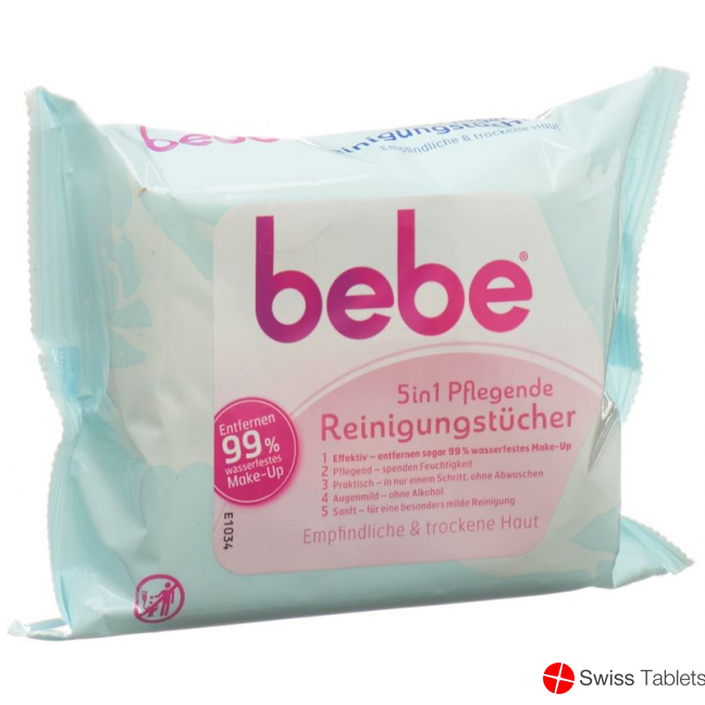 Bebe 5in1 Pflegende Reinigungstücher 25 Stück buy online