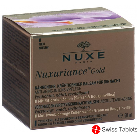 Nuxe Nuxuriance Gold Baume Nuit Nutri Fort 50ml buy online