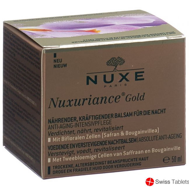 Nuxe Nuxuriance Gold Baume Nuit Nutri Fort 50ml buy online