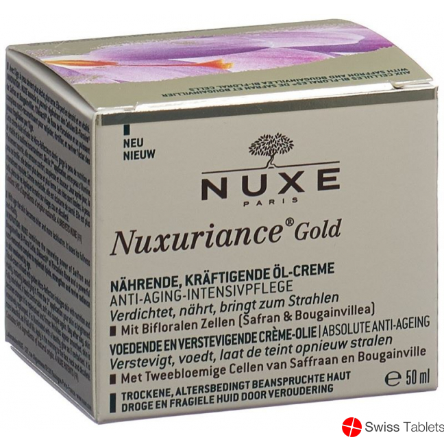 Nuxe Nuxuriance Gold Cr Huile Nutri Fortif 50ml buy online