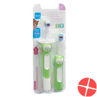 Mam learn to brush set 5 months new toothbrushes