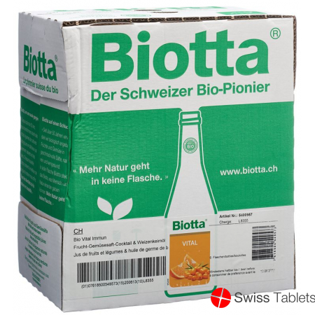 Biotta Vital Immun 6 bottle 5dl buy online