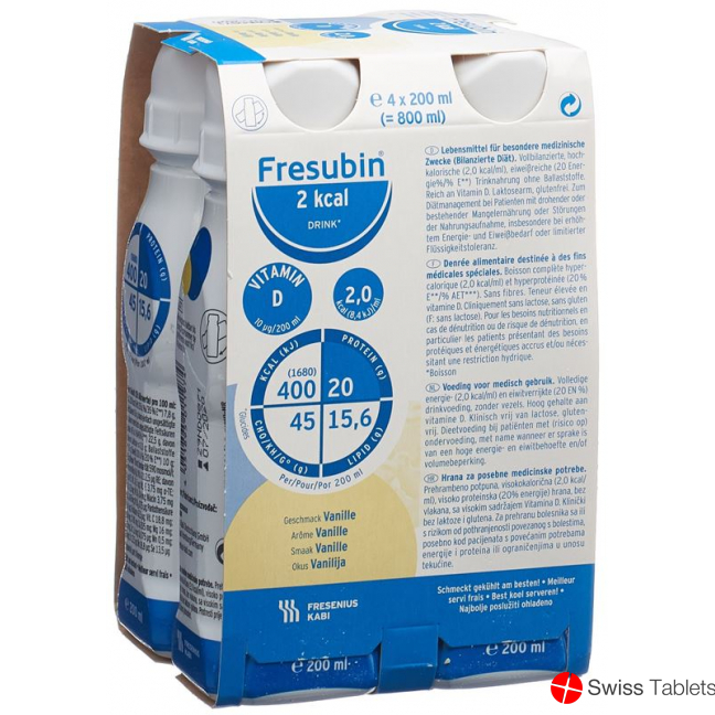 Fresubin 2 Kcal Drink Vanille Neu 4 Flasche 200ml buy online