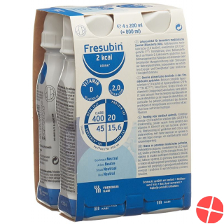 Fresubin 2 Kcal Drink Neutral Neu 4 Flasche 200ml