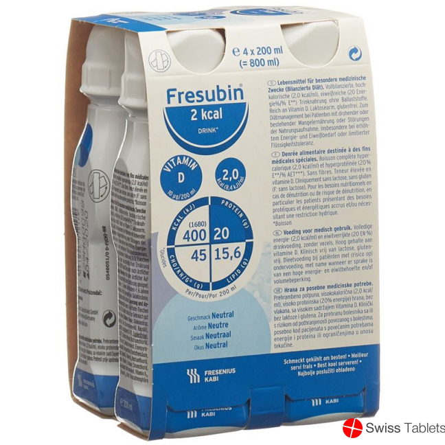 Fresubin 2 Kcal Drink Neutral Neu 4 Flasche 200ml buy online