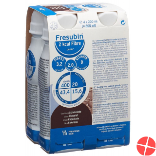 Fresubin 2 Kcal Fibre Drink Sch N 4 Flasche 200ml