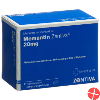 Memantin Zentiva Filmtabletten 20mg 98 Stück