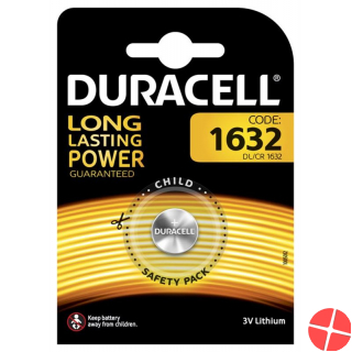 Duracell Batt Cr1632 3v Lithium Blister