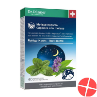 Dr. Dünner Melissa Calm Night Capsules 40 pieces