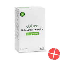 Juluca Filmtabletten 50/25mg Dose 30 Stück