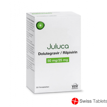 Juluca Filmtabletten 50/25mg Dose 30 Stück buy online