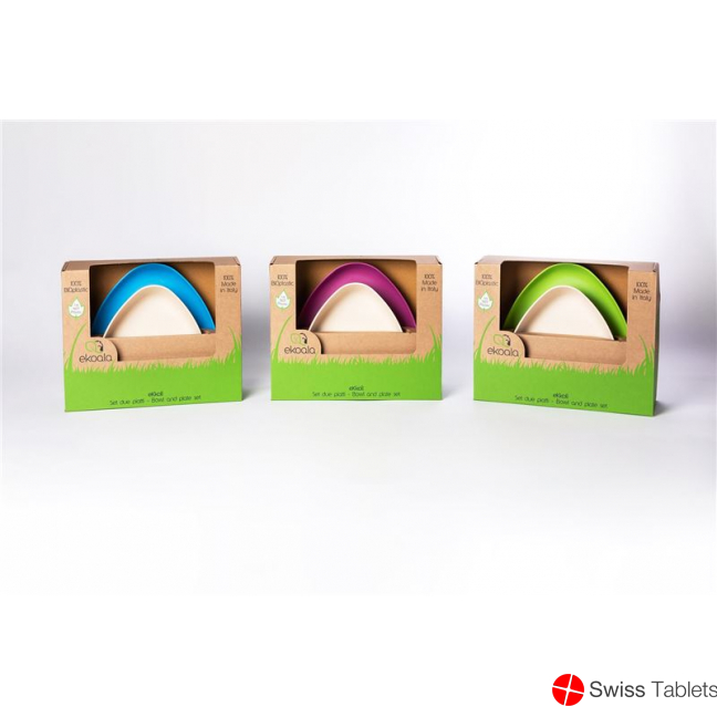 Ekoala Ekkoli Set bowl and plate Bioplastic buy online