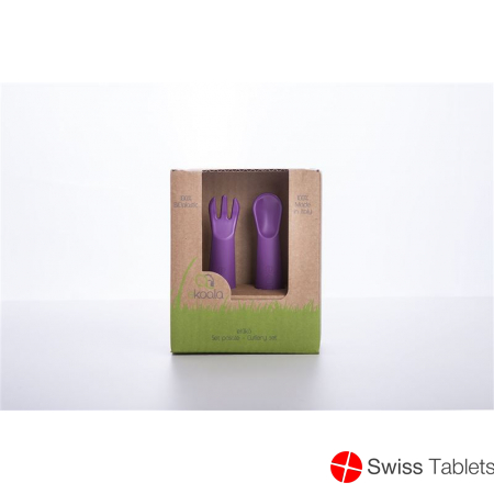 Ekoala Ekiko set spoon and fork organic plastic buy online