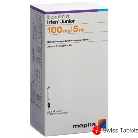 Irfen Junior Suspension 100mg/5ml Flasche 200ml buy online