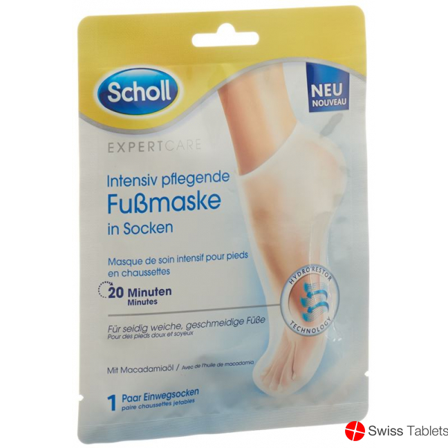 Scholl Intensiv Pflegende Fussmaske 2 Stück buy online