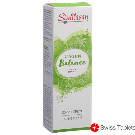 Similasan Nc Sensitive Balance Body Cream Tube 200ml buy online