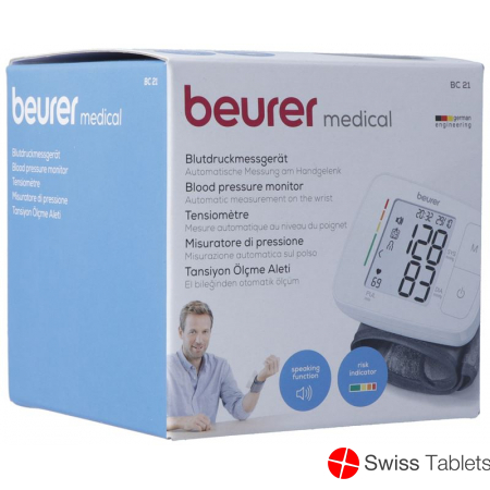 Beurer Spreche Handgelenk Blutdruckmessgerät Bc 2 buy online