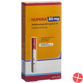 Humira Injektionslösung 80mg/0.8ml Vorgef Injektor 0.8ml