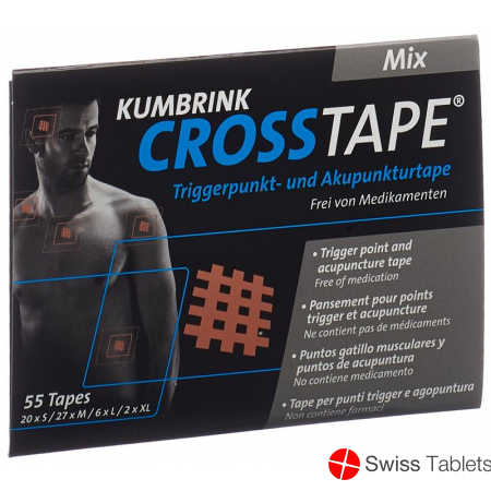 Crosstape Mix Schmerz- und Akupunkturtape 35 Stück buy online