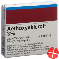 Aethoxysklerol 3% 5 ampoules 2 ml solution