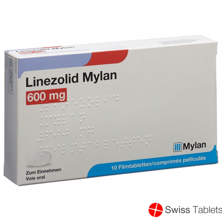 Linezolid Mylan Filmtabletten 600mg 10 Stück buy online