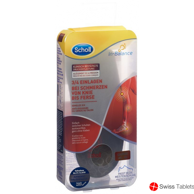 Scholl In-Balance Insoles 37-39.5 2 pieces buy online