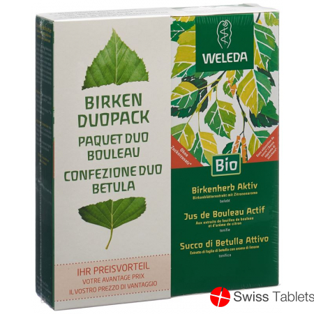 Weleda Birkenherb Aktiv Saft Duo 2x 250ml buy online