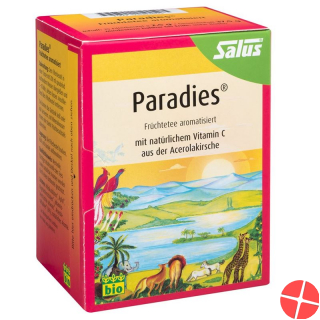 Salus Paradise tea organic with vitamin C bag 15 pieces